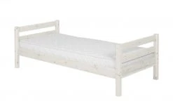 FLEXA Einzelbett 90x200 - weiß - Kiefer Flexa Classic | Kiefer Weiß 100|cm