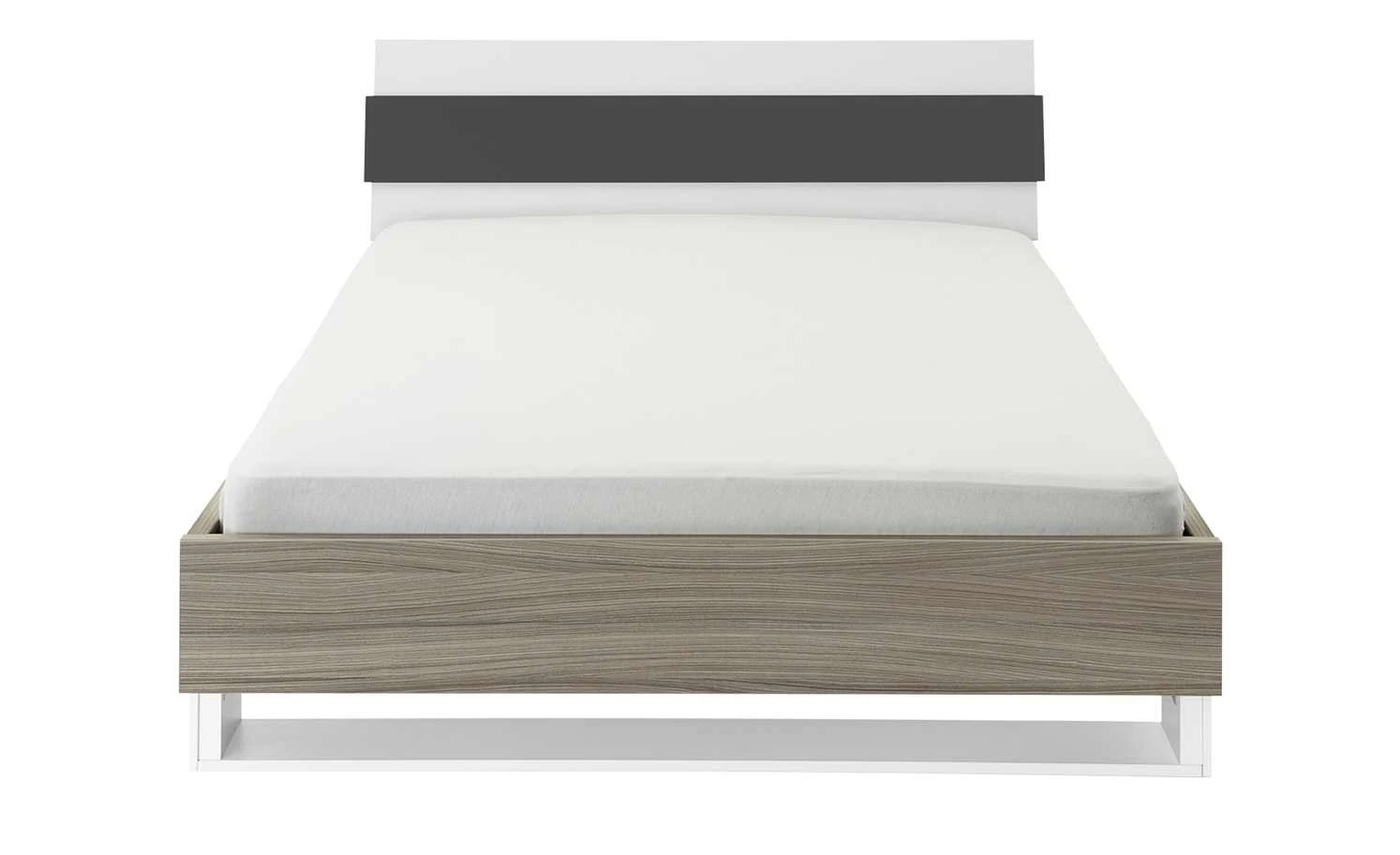 Bettgestell Holly | Treibholz (Nachbildung) / Weiß / Anthrazit 120 cm 5 Bettgestell Holly | Treibholz (Nachbildung) / Weiß / Anthrazit 120 cm – Bild 3