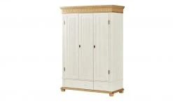 Kleiderschrank 3-türig Bornholm | Kiefer weiß / Kiefer antik -Kindermöbel Verkaufsladen 10119011 5 201910162237