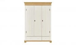 Kleiderschrank 3-türig Bornholm | Kiefer weiß / Kiefer antik -Kindermöbel Verkaufsladen 10119011 6 201910162237