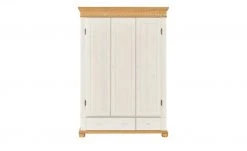 Kleiderschrank 3-türig Bornholm | Kiefer weiß / Kiefer antik -Kindermöbel Verkaufsladen 10119011 7 201910162237