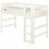 FLEXA Mittelhohes Bett Flexa Classic | Kiefer Weiß senkrechte Leiter -Kindermöbel Verkaufsladen 10119501 1 201811271533