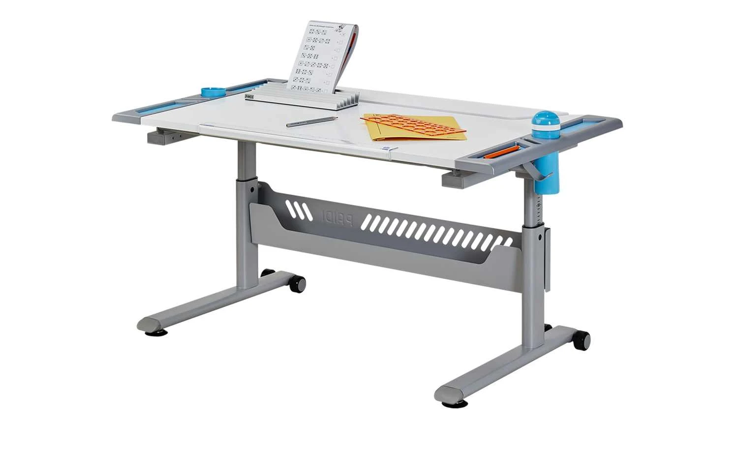 PAIDI Schülerschreibtisch Tablo | Kreideweiß / Azurblau 13 PAIDI Schülerschreibtisch Tablo | Kreideweiß / Azurblau – Bild 11