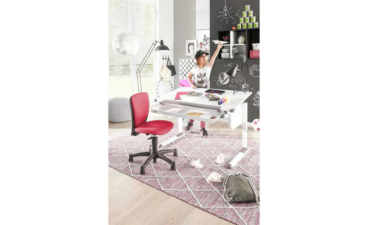 home worx Kinder-und Jugenddrehstuhl Home Worx Kids 20 | Blau / Schwarz 3 home worx Kinder-und Jugenddrehstuhl Home Worx Kids 20 | Blau / Schwarz