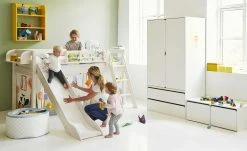 FLEXA Hochbett Flexa Classic | Weiß Schrägleiter -Kindermöbel Verkaufsladen 11113848 1 201811271515