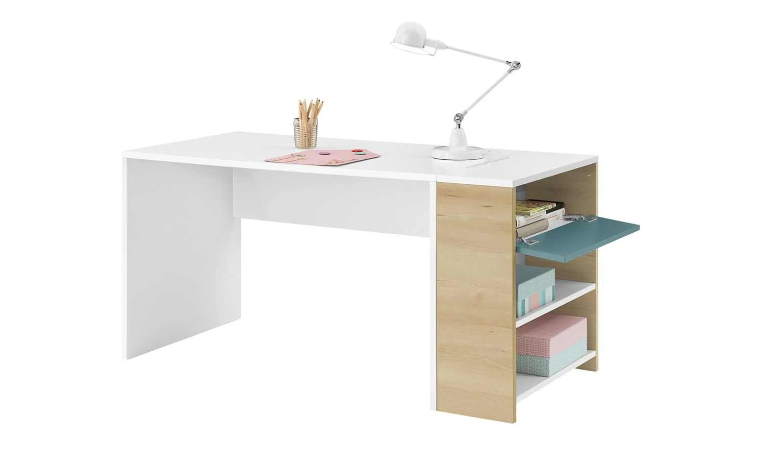Schreibtisch Holly | Weiß 22 Schreibtisch Holly | Weiß – Bild 20