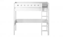 FLEXA Hochbett mit senkrechter Leiter Flexa White | Weiß -Kindermöbel Verkaufsladen 11115265 16 202003052237