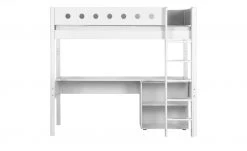 FLEXA Hochbett mit senkrechter Leiter Flexa White | Weiß -Kindermöbel Verkaufsladen 11115265 18 202003052237