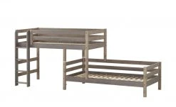 FLEXA Mittelhohes Kombibett Flexa Classic | Kiefer Terra senkrechte Leiter -Kindermöbel Verkaufsladen 11115343 17 202006251019