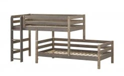 FLEXA Mittelhohes Kombibett Flexa Classic | Kiefer Terra senkrechte Leiter -Kindermöbel Verkaufsladen 11115343 18 202006251019