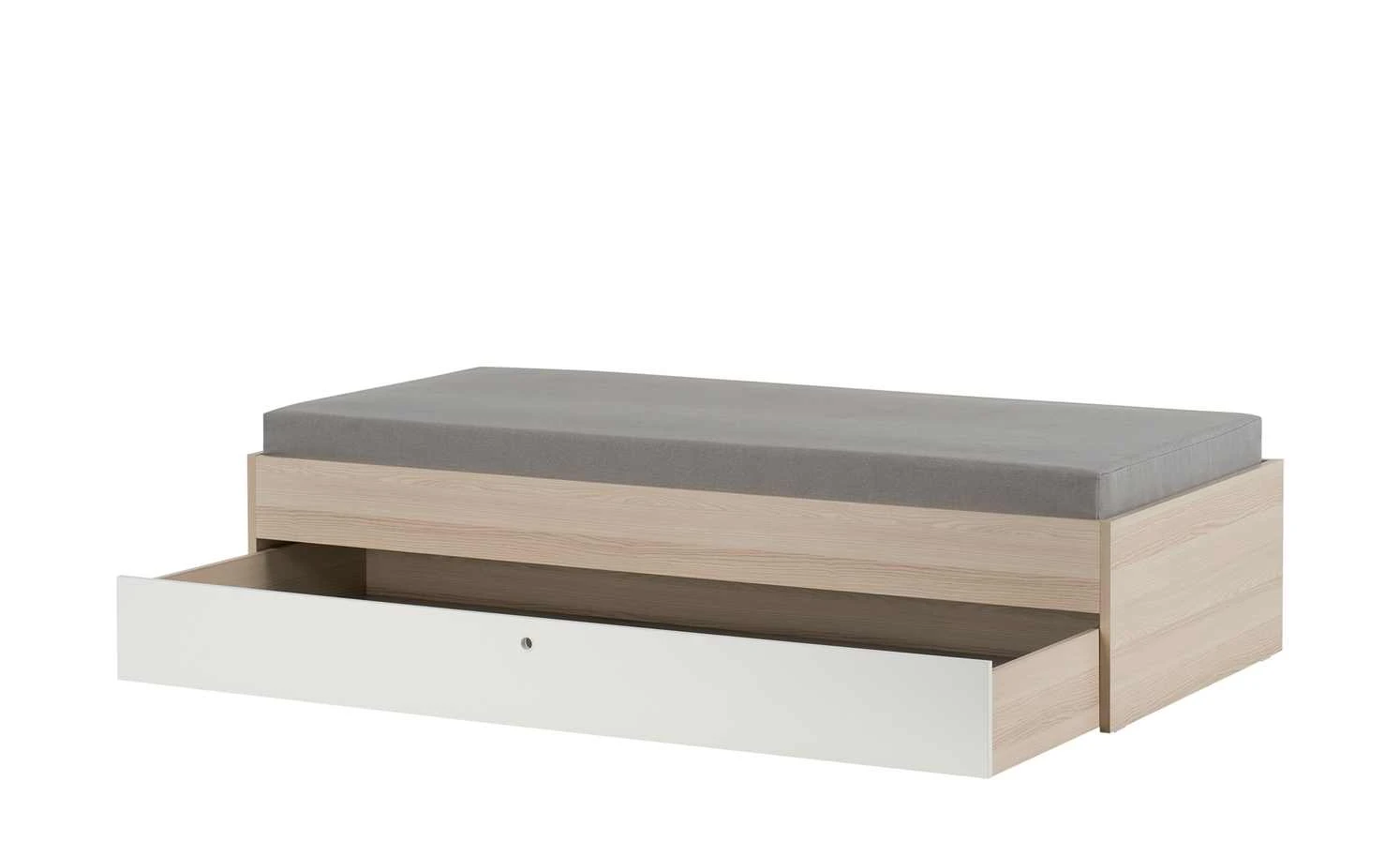 VOX Bettgestell mit Bettkasten Spot | Akazie (Nachbildung) / Weiß 4 VOX Bettgestell mit Bettkasten Spot | Akazie (Nachbildung) / Weiß – Bild 2