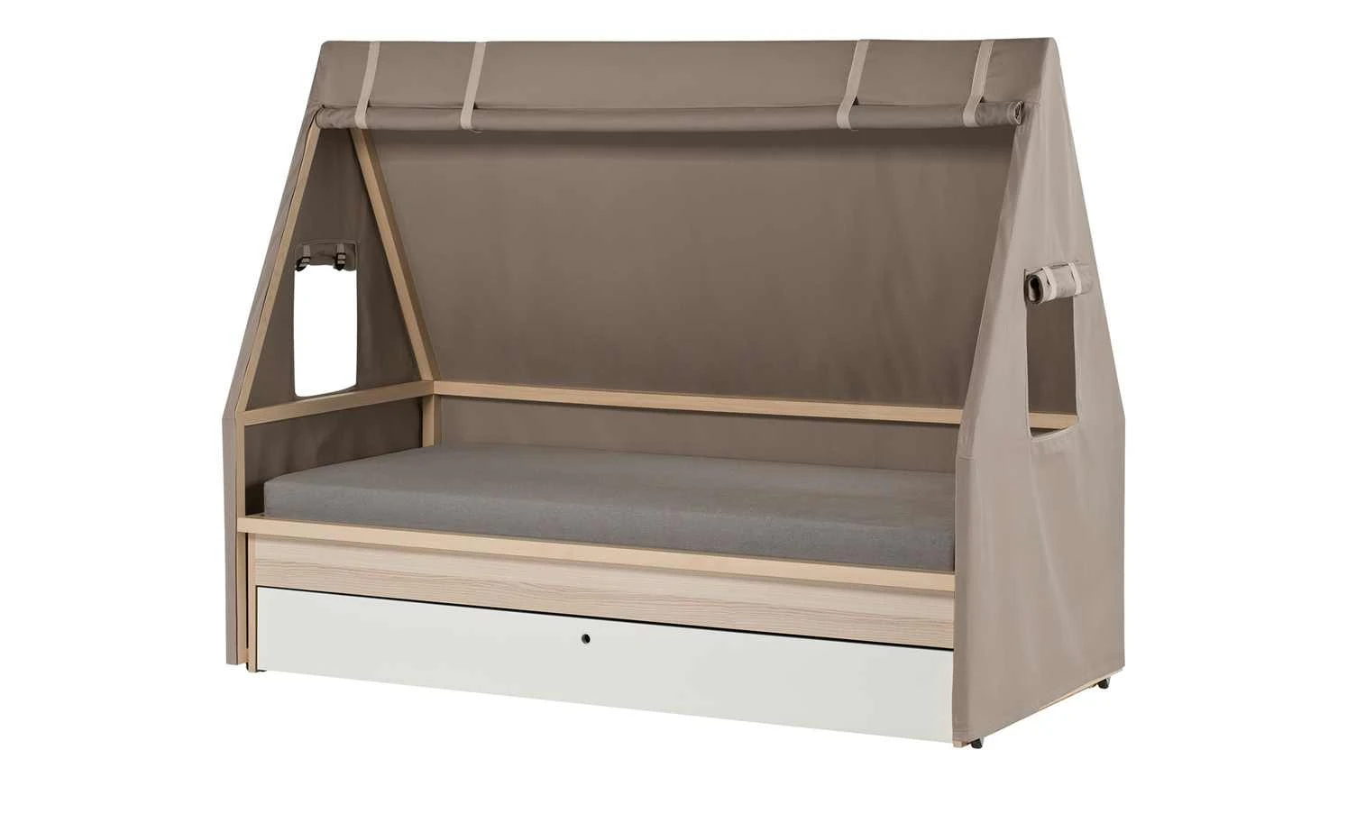 VOX Bettgestell mit Bettkasten Spot | Akazie (Nachbildung) / Weiß 6 VOX Bettgestell mit Bettkasten Spot | Akazie (Nachbildung) / Weiß – Bild 4
