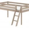 FLEXA Halbhohes Bett Flexa Classic | Kiefer Terra Schrägleiter 90x200 cm -Kindermöbel Verkaufsladen 11115726 1 201811271533