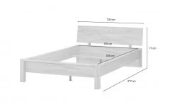 Bettgestell Oslo Classic | 200 cm Kernbuche / Kernbuche (Nachbildung) 120 cm -Kindermöbel Verkaufsladen 11115795 2 202111252244