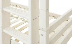 FLEXA Etagenbett Flexa Classic | Kiefer Weiß Senkrechte Leiter -Kindermöbel Verkaufsladen 11116062 8 202007080947