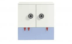 now! by hülsta minimo Kommode Minimo | Ausführung 2 (2 Türen, 1 Schub) 90,2|cm Weiß / Hellblau -Kindermöbel Verkaufsladen 11117260 7 202107121302