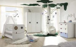 now! by hülsta minimo Kommode Minimo | Ausführung 3 (3 Schübe) 90,2|cm Weiß / Hellblau