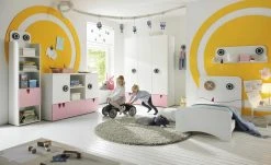 now! by hülsta minimo Kommode Minimo | Weiß / Hellrosa