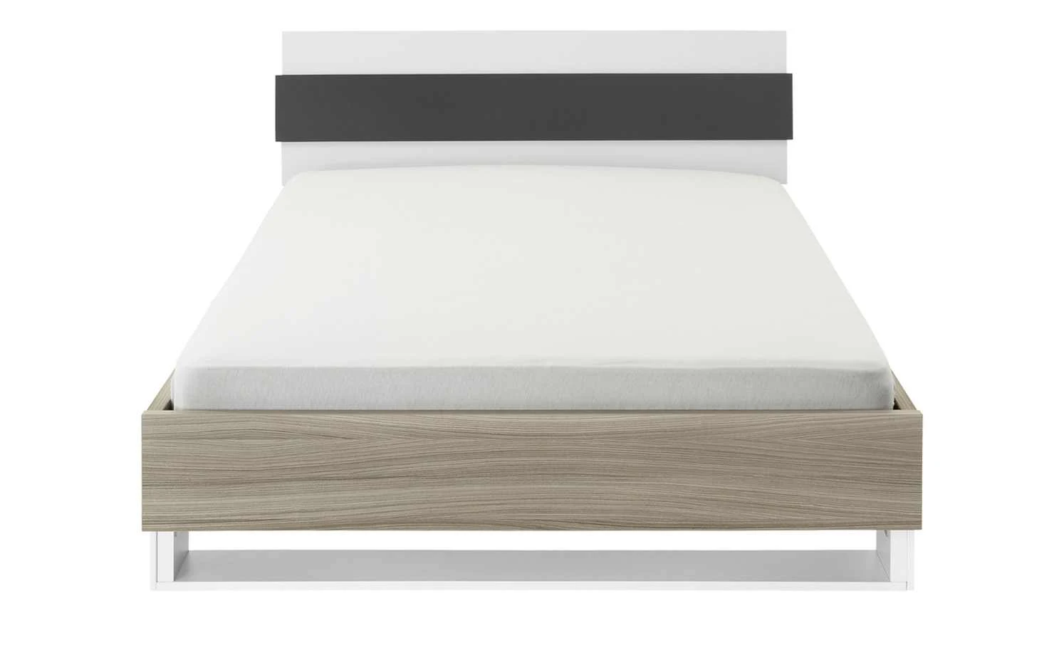 Bettgestell Holly | Treibholz (Nachbildung) / Weiß / Anthrazit 140 cm 4 Bettgestell Holly | Treibholz (Nachbildung) / Weiß / Anthrazit 140 cm – Bild 2