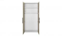 Kleiderschrank, 2-türig Holly | Weiß / Treibholz (Nachbildung) / Anthrazit 101,3|cm -Kindermöbel Verkaufsladen 11117341 1 201811271524