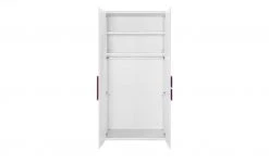 Kleiderschrank, 2-türig Holly | Weiß / Fuchsia 101,3|cm -Kindermöbel Verkaufsladen 11117342 2 201811271524