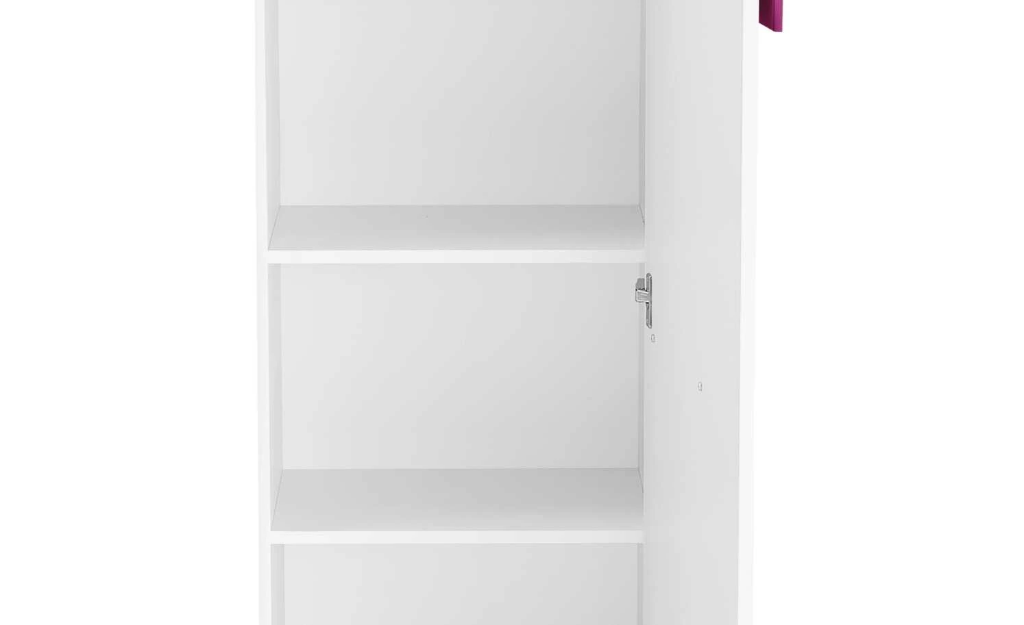 Stauraumelement 1-türig Holly | Weiß / Fuchsia 144,4|cm 6 Stauraumelement 1-türig Holly | Weiß / Fuchsia 144,4|cm – Bild 4