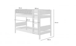 FLEXA Etagenbett Flexa White | Weiß -Kindermöbel Verkaufsladen 11117789 1 202111252244