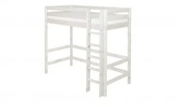 FLEXA Hochbett Flexa Classic | Kiefer Weiß Senkrechte Leiter