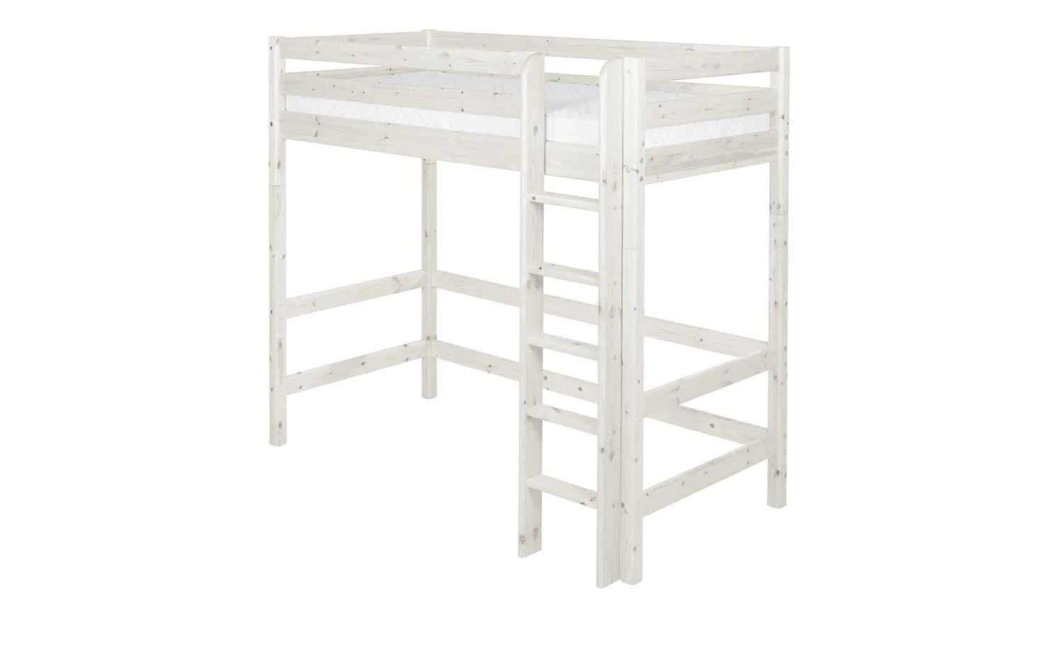 FLEXA Hochbett Flexa Classic | Kiefer Weiß Senkrechte Leiter 3 FLEXA Hochbett Flexa Classic | Kiefer Weiß Senkrechte Leiter
