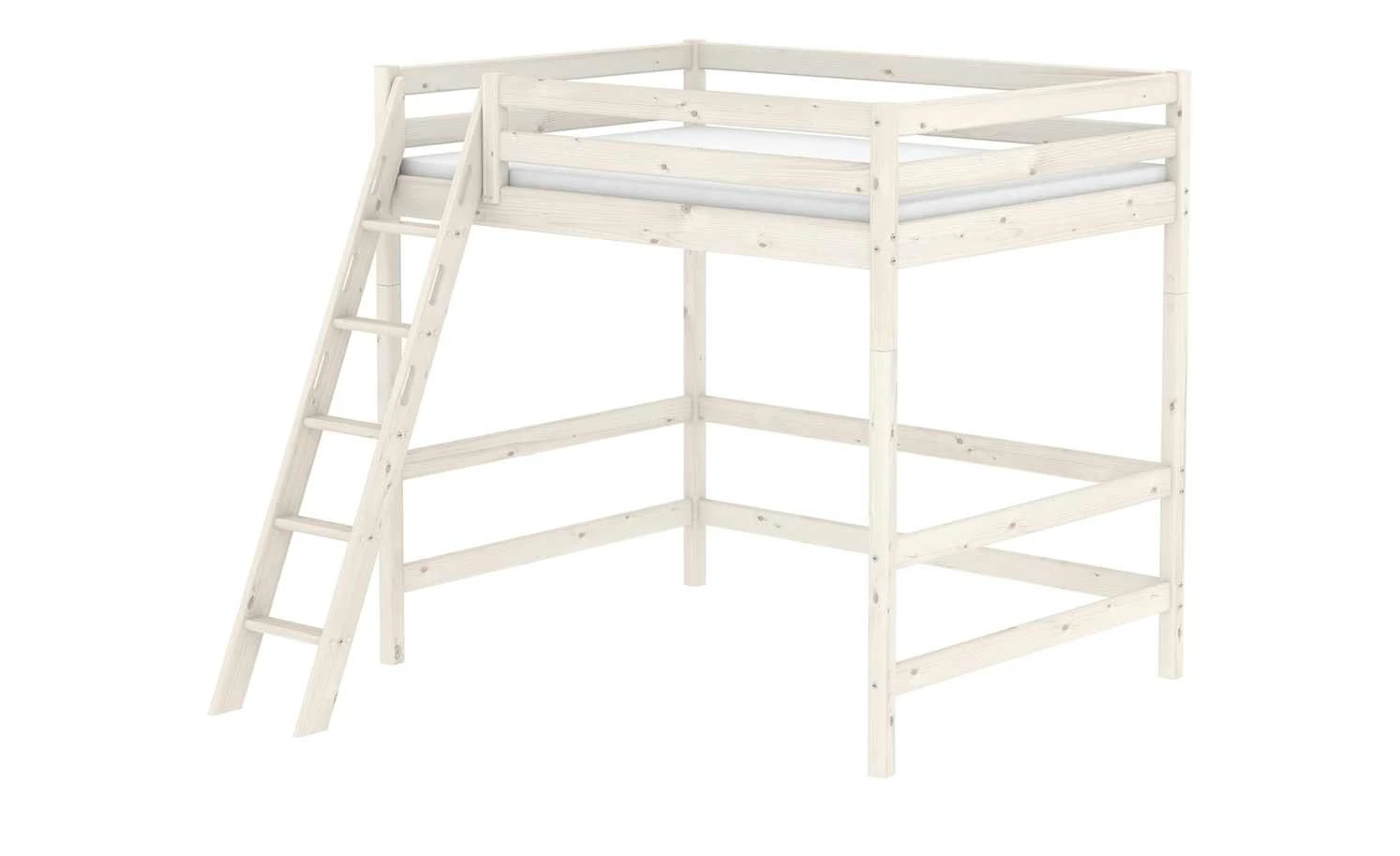 FLEXA Hochbett Flexa Classic | Kiefer Weiß Schrägleiter 3 FLEXA Hochbett Flexa Classic | Kiefer Weiß Schrägleiter