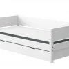 FLEXA Bett mit Ausziehbett Flexa White | Weiß -Kindermöbel Verkaufsladen 11118713 6 202111252244