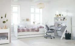 FLEXA Bett mit Ausziehbett und 2 Schubkästen Flexa White | Weiß 14 FLEXA Bett mit Ausziehbett und 2 Schubkästen Flexa White | Weiß -Kindermöbel Verkaufsladen 11118723 5 202002282242