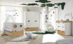 now! by hülsta minimo Kommode Minimo | Ausführung 3 (3 Schübe) 90,2|cm Weiß / Eiche Natur