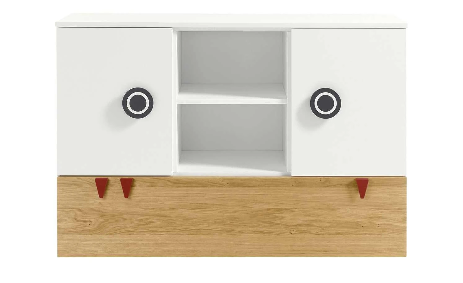 now! by hülsta minimo Kommode Minimo | Weiß / Eiche Natur 5 now! by hülsta minimo Kommode Minimo | Weiß / Eiche Natur – Bild 3