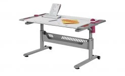 PAIDI Schülerschreibtisch Tablo | Weiß / Brombeer -Kindermöbel Verkaufsladen 11350644 5 202102182236