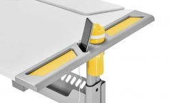 PAIDI Schülerschreibtisch Tablo | Kreideweiß / Gelb -Kindermöbel Verkaufsladen 11350645 4 201904022123