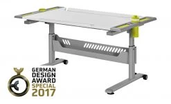 PAIDI Schülerschreibtisch Tablo | Kreideweiß / Limettengrün