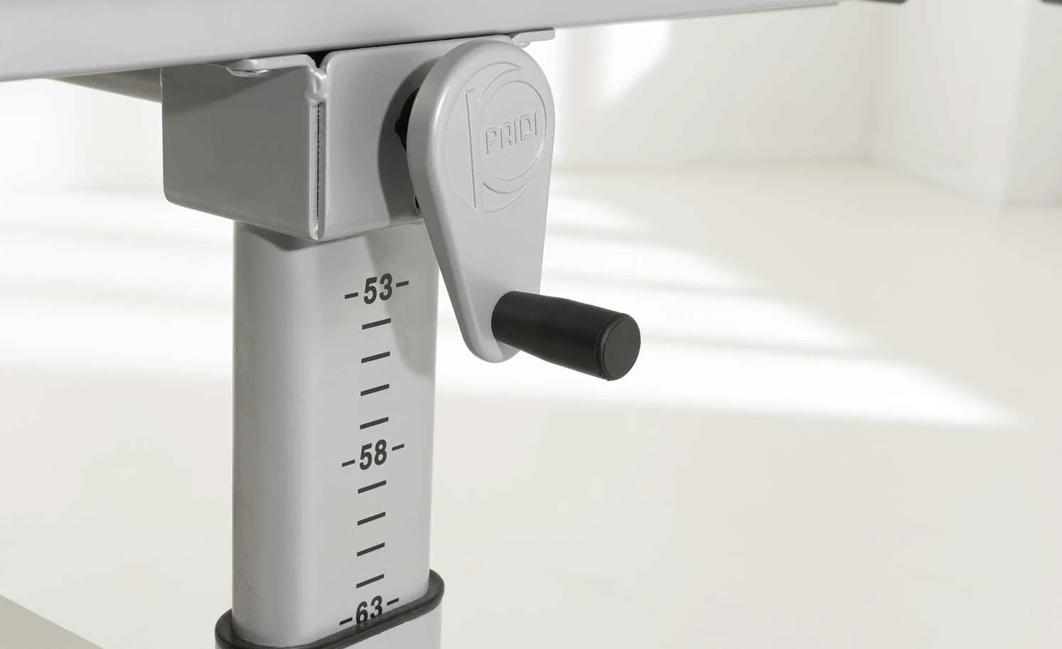 PAIDI Schülerschreibtisch Tablo | Kreideweiß / Grau 4 PAIDI Schülerschreibtisch Tablo | Kreideweiß / Grau – Bild 2