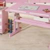 Schreibtisch Isle | Rosa / Weiß
