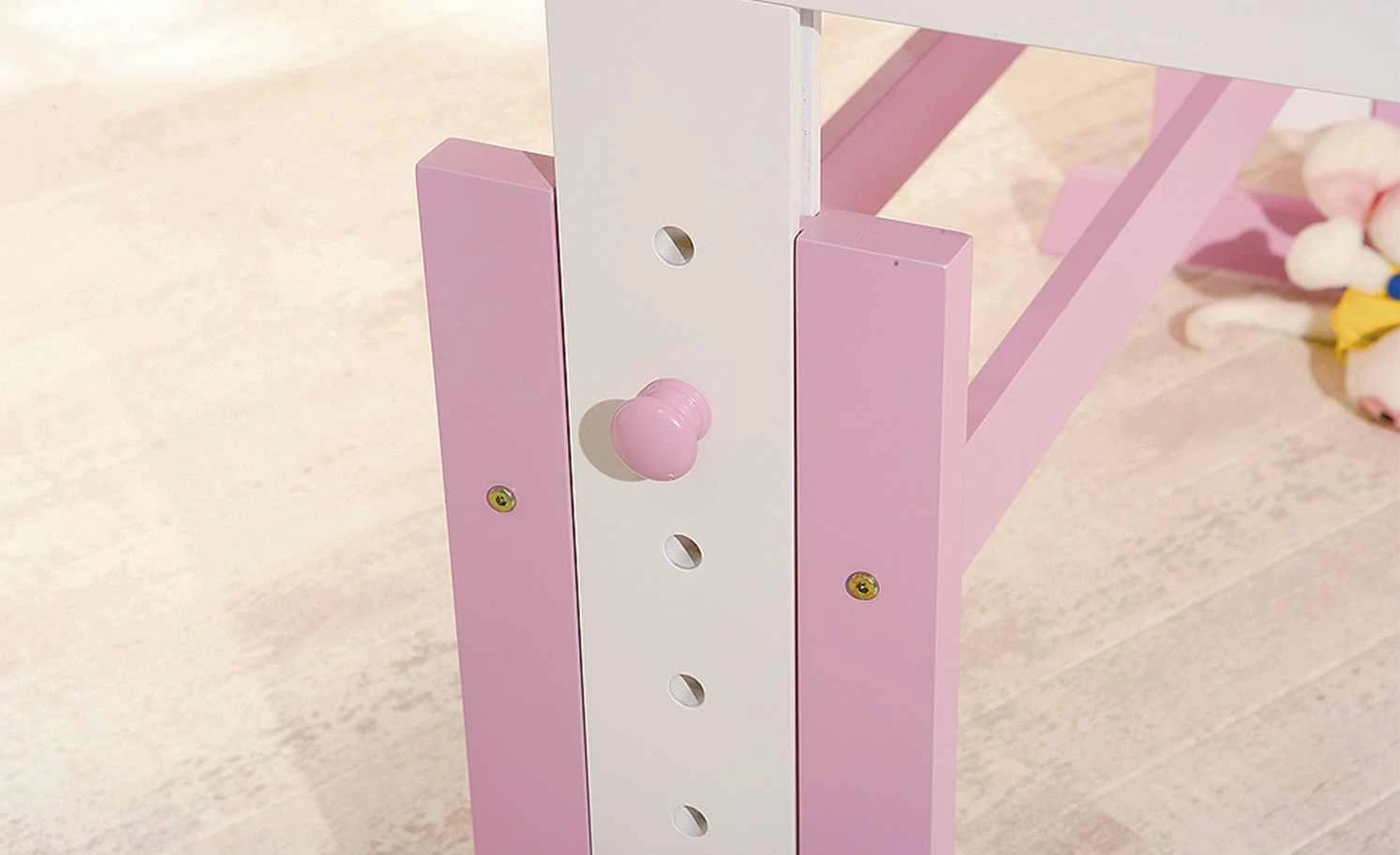 Schreibtisch Isle | Rosa / Weiß 10 Schreibtisch Isle | Rosa / Weiß – Bild 8