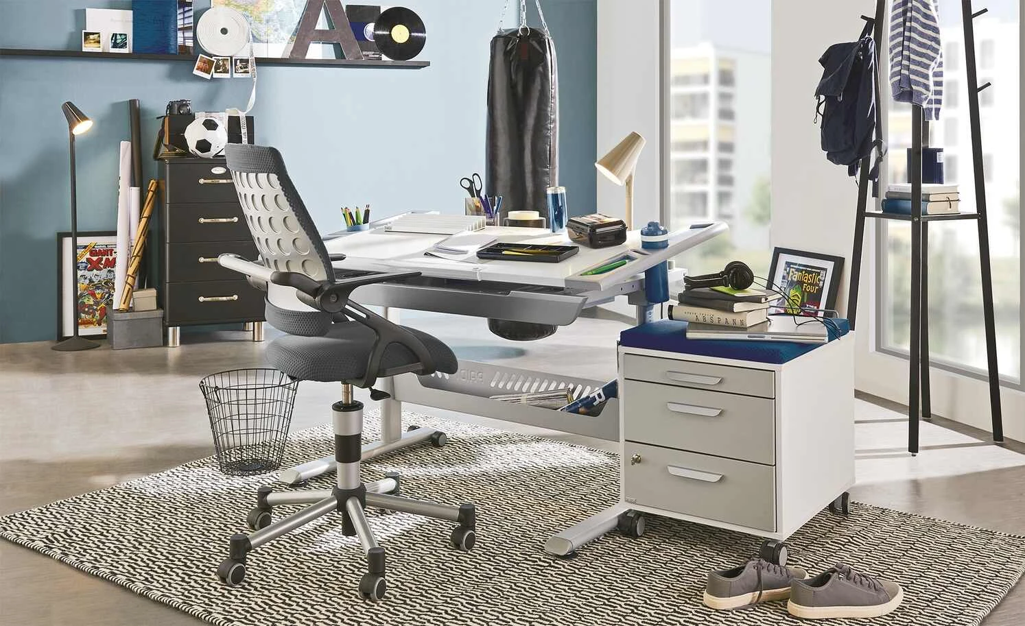 PAIDI Kinder- und Jugenddrehstuhl Tio | Grau 3 PAIDI Kinder- und Jugenddrehstuhl Tio | Grau