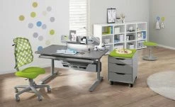 PAIDI Schülerschreibtisch Diego | Schiefergrau