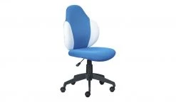 Kinder- und Jugenddrehstuhl Jade | Blau / Weiß