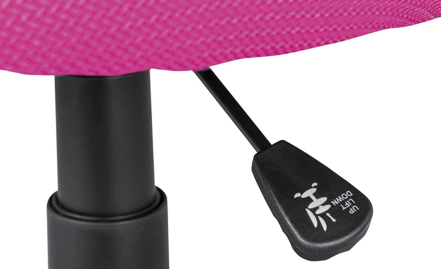 Kinder- und Jugenddrehstuhl Jade | Himbeer (Rosa) / Weiß 7 Kinder- und Jugenddrehstuhl Jade | Himbeer (Rosa) / Weiß – Bild 5