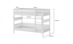 PAIDI Etagenbett Kira | 200 cm 90 cm -Kindermöbel Verkaufsladen 12110572 8 202111252244