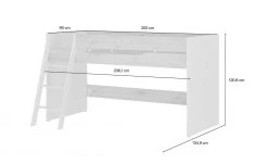 PAIDI Spielbett Fionn | 134,4|cm 90 cm -Kindermöbel Verkaufsladen 12110580 5 202111252244