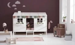 FLEXA Bettgestell Flexa Classic Haus | Kiefer Weiß / Weiß -Kindermöbel Verkaufsladen 12110626 1 201906051134