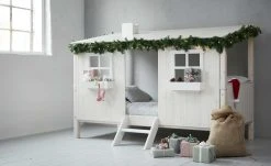 FLEXA Bettgestell Flexa Classic Haus | Kiefer Weiß / Weiß