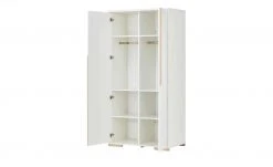 Kleiderschrank Soe | 98,5|cm Weiß / Buche -Kindermöbel Verkaufsladen 12111413 1 201905222035