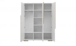 Kleiderschrank Soe | 145,5|cm Weiß / Buche -Kindermöbel Verkaufsladen 12111414 9 201908292234